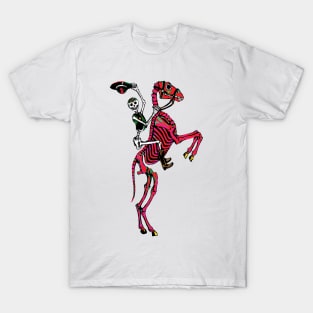 Cowboy skeleton day of the dead. T-Shirt